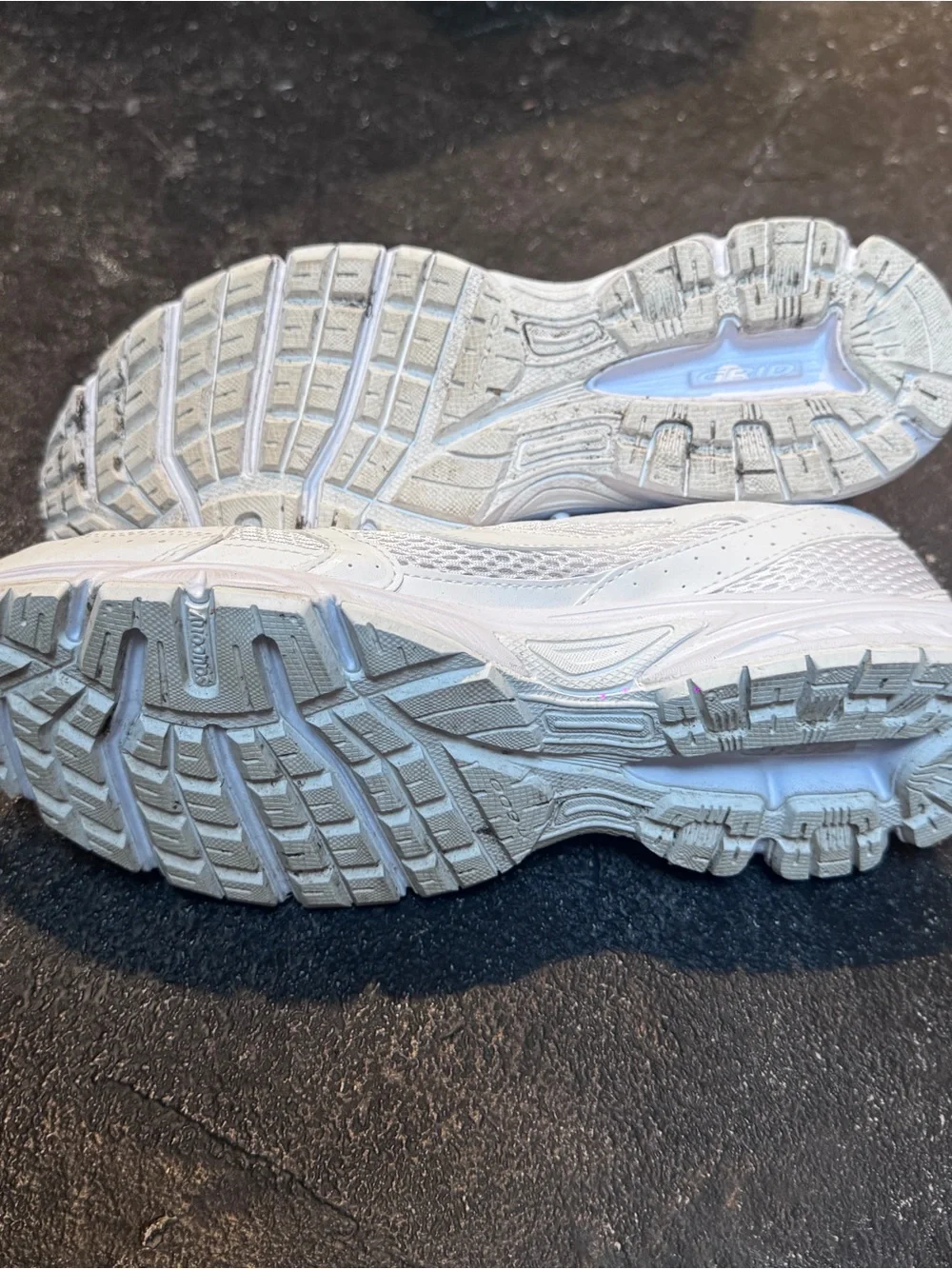 Saucony worn lightly